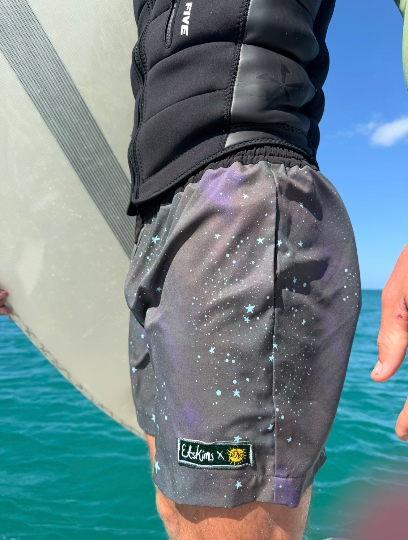 The ET Skims x Dubs signature board short