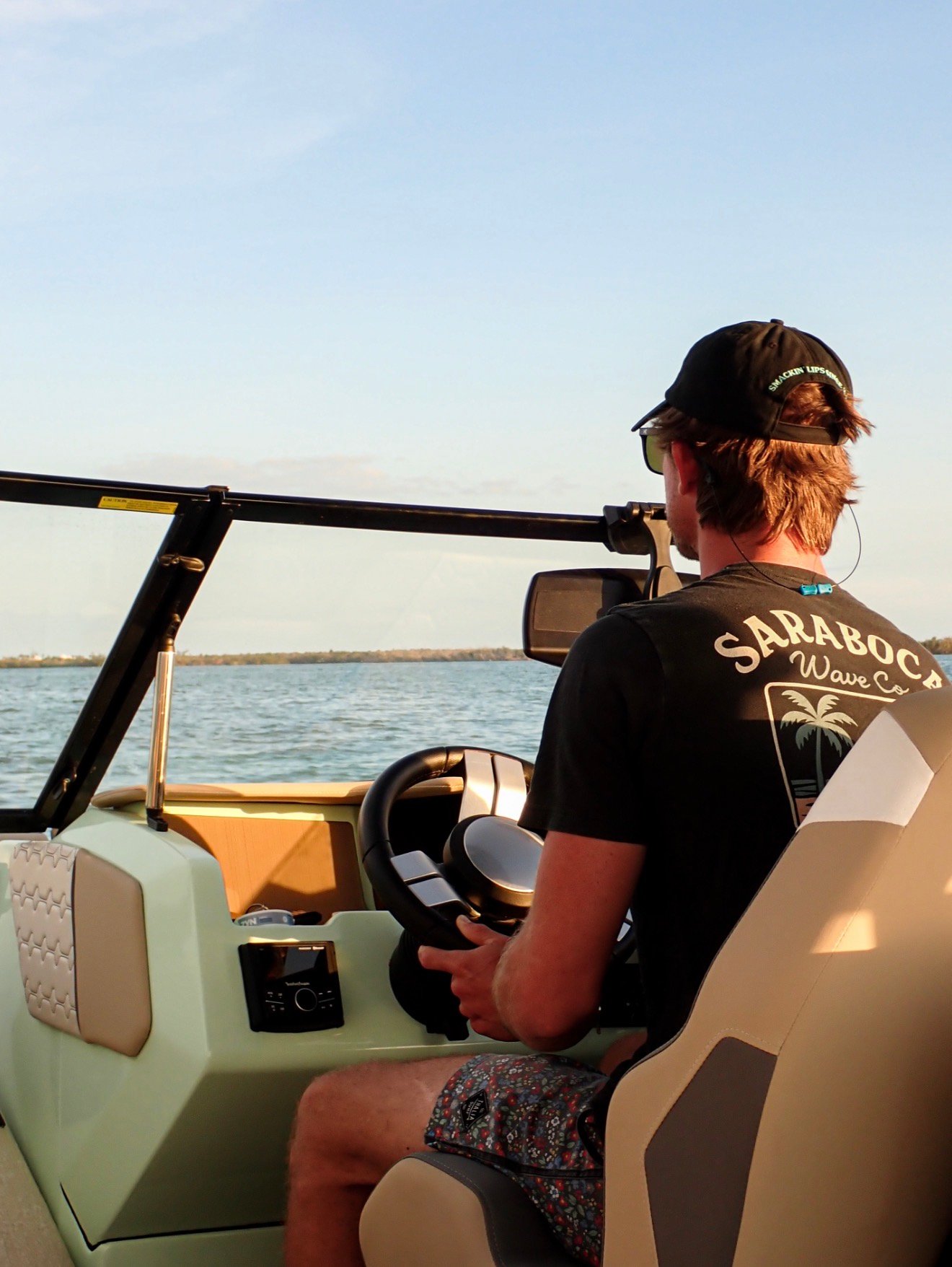 Captain ET at the helm of the new Heyday